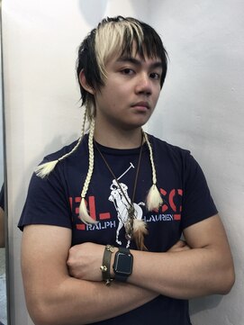 アンダーカレント(undercurrent) ポイントカラーメンズミックスカラーポイントブリーチ