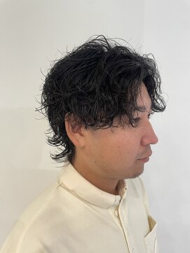 ニアウ 伊勢崎連取店(Niau) メンズマッシュシャドウパーマメンズパーマ