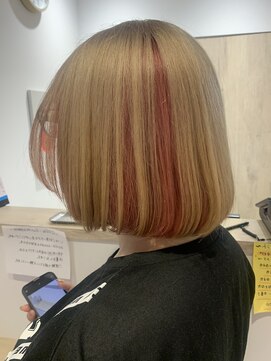 アズールサン 草加西口店(azule-sun) ツートンカラー,ベージュ,ピンクカラー【草加】