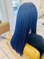 グラスペディア(graspedia)&nbsp;青髪ロング【広島派手髪】【広島ハイトーン】