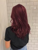 アース 東戸塚店(HAIR & MAKE EARTH) 秋色ボルドーカラー◎艶髪レイヤー×韓国風美人ヘア