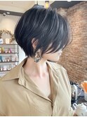 30代40代50代白髪ぼかし髪型白髪染め面長細目ハイライト伊