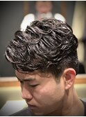 毛流れパーマ