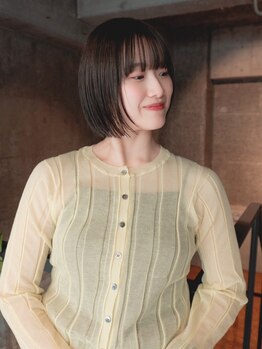 シカ(sica)の写真/乾かすだけで自然にまとまる。顔周りの微調整も一切妥協なしの丁寧なカットで私らしさが手に入る。