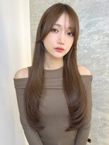 ロンドアヴァントゥス 池袋(Lond aventus)&nbsp;オリーブグレー/ボブ/顔周り/小顔/レイヤー/髪質改善/縮毛矯正