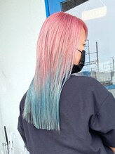 ナチュラルも派手髪も◎グラデーションで遊ぶ♪[天理/田原本/郡山/ブリーチ/ダブルカラー/インナーカラー]