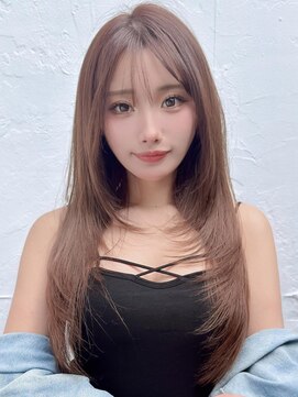 ナイロン 高松店(NYLON.) 《NYLON.》ハッシュカット×ミルクティーベージュ