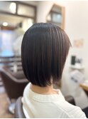 大人ボブ/髪質改善トリートメント/縮毛矯正／ツヤ髪