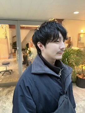 ティーヘア(t.hair) メンズカット/癖毛風パーマ/メンズマッシュ/髪質改善