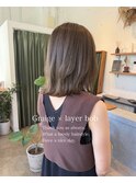 ふんわり動きのでるレイヤーボブ♪大人ガーリー