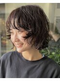 ◎フレンチボブパーマボブロングパーマロングウルフパーマ表参道