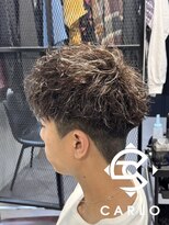 カルロイースタイル(CARLO e-style)&nbsp;ホワイトメッシュ／ブラウンカラー