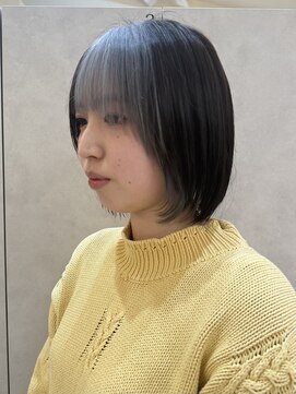 ラ ポルト ドゥ サワ(La Porte de SAWA) ほんのりレイヤーボブ×デザインカラー