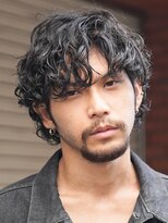 フィフス 大分(fifth)&nbsp;大分シャドウパーマメンズカットラウンドマッシュツーブロック