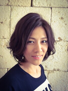 リンク 本店(RINK) 立体的な大人ボブ