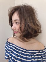 ミリム 栄矢場町店(MIRiM)&nbsp;【MUSE】似合わせカット、エアリーグレージュボブ