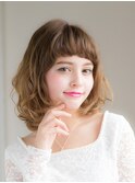 【momp 宝塚 小林】大人かわいい くせ毛風 フェミニンボブ ♪