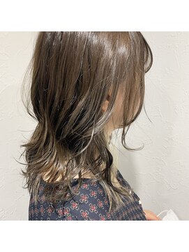 ワープ 青葉台(WARP) グレージュイヤリングカラーホワイトベージュ☆