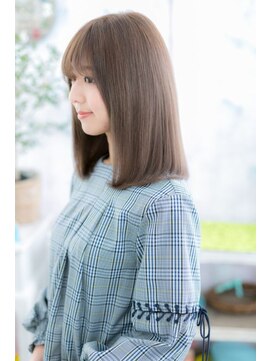 ミック ヘアアンドビューティー 大山店(miq Hair&Beauty) 艶カラーで毛先まで透明感☆シアカラーナチュラルストレートb