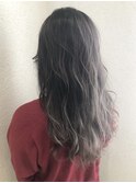30代40代ハイライトバレイヤージュ透明感外国人風カラー