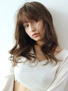 アイティー バイ アルバム 浦和店(IT by ALBUM) ラフウエーブ_カーキグレージュマッシュショート_98093