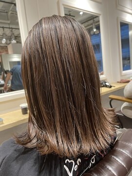 エイトタマプラ たまプラーザ店(EIGHT tamapla) 【エイトたまプラ】デザインカラー_切りっぱなしボブ