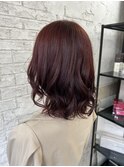 ボルドーカラーカットイルミナカラートリートメント池袋9093