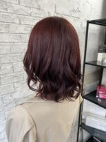 ボルドーカラーカットイルミナカラートリートメント池袋9093