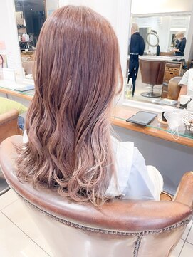 ネオリーブアイム 横浜西口店(Neolive aim) 柔らかミルクティーベージュ＊インナーカラー【横浜】