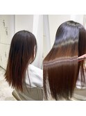 髪質改善 縮毛矯正 ストレートヘア