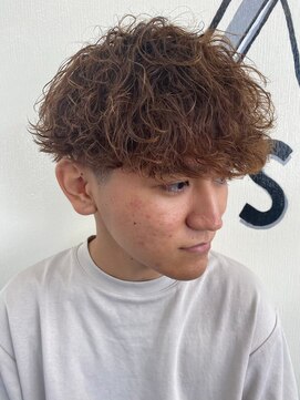 ミオ ゾーン(Mio'' ZONE) 東大阪長瀬メンズ専門美容室ZONE波巻きマッシュパーマ