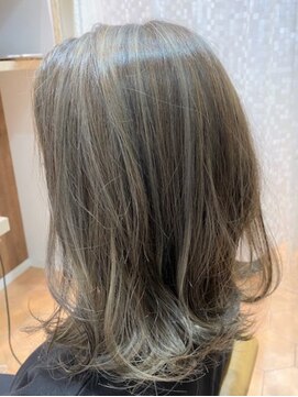 アズールサン 草加西口店(azule-sun) 大人かわいいヘア　ハイライト　サンドベージュ[草加駅]