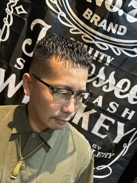 ヒロギンザバーバーショップ 大宮店(HIRO GINZA BARBER SHOP) 濡れパン クロップ スキンフェード
