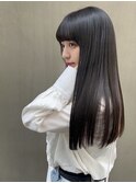 髪質改善*黒髪グレージュカラー*美髪【Zina S 札幌】