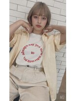 トゥーリ 筑紫野店(tuuli)&nbsp;大人かわいい前髪◆マチルダボブ◆ピンクベージュ◆髪質改善◆