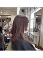 ヘアーサロン リバース(Hair Salon Rebirth) ブリーチなしのピンクブラウン