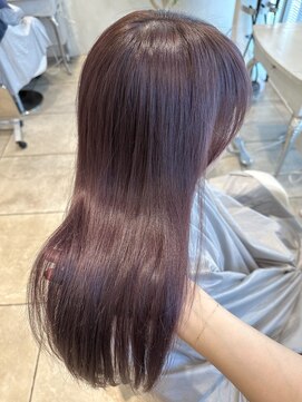 ザックラフィネ(ZACC raffine) ブリーチありのラベンダーピンク/ピンクヘア/艶カラー