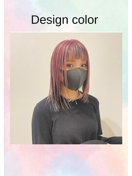 アエル(AELU) Design color pink×Black