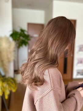 スタジオフィット(STUDIO FITTO) ●○ワンブリーチ×ピンクベージュ〇●