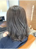 ミディアムレイヤーボブ