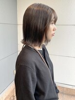 ヘアーアイストゥーレ(HAIR ICI TRE)&nbsp;大人可愛いくすみカラーアッシュグレーベージュ担当渡辺聖
