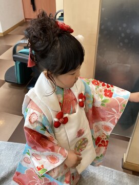 ミルキーウェイ 七五三ヘアセット