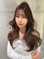 ロンドメリア 天神大名店(Lond Melia) ★小顔に見せるヘアワンレンレイヤー黒髪カタログネビージュ艶髪