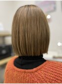 切りっぱなしボブ