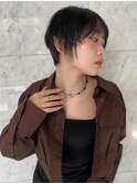 ☆ヌーディカラー/小顔ヘア/大人ボブ/前下がりレイヤーボブ