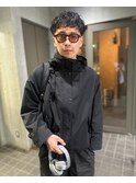 メンズ×ショートパーマ