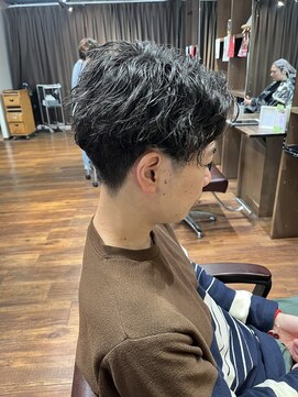 ランソ(RUNSO) メンズパーマ♪波巻きツイストパーマ♪