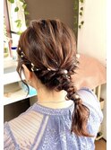 ゆるふわ編みおろし【京都/ヘアセット】