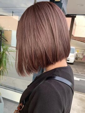 サルファ ヘアデザイン 名古屋 丸の内(S.ALPHA HAIR DESIGN) 大人シアーベージュミニウルフボブミディアムレイヤー