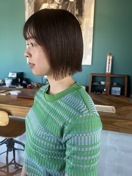 ステイシー(STACY) ◯切りっぱなしボブ【那覇美容室STACY】